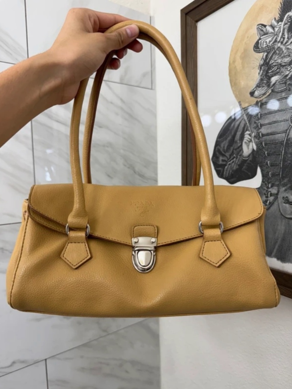 Yellow / Tan bag